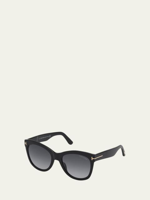 Wallace Acetate Cat-Eye Sunglasses