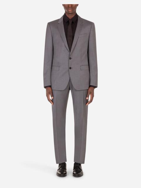 Dolce & Gabbana Stretch wool Martini-fit suit