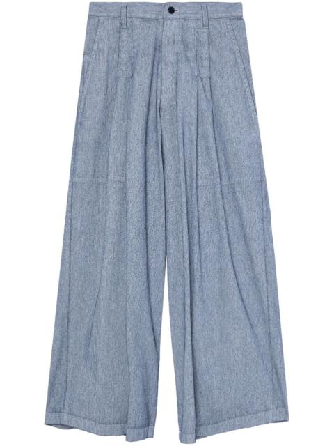 Y's Broad Pants With Pleat