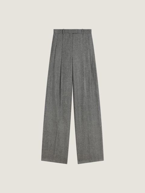 Givenchy DOUBLE PLEAT CHECKED PANTS IN FLANNEL