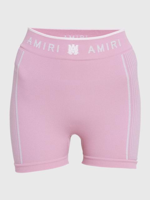 AMIRI Logo-Band Seamless Biker Shorts