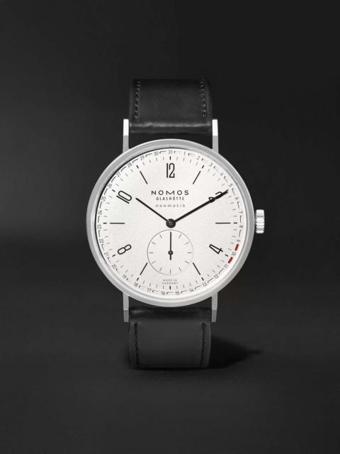 NOMOS Glashütte Tangente Neomatik 41 Automatic 41mm Stainless Steel and Cordovan Leather Watch, Ref. No. 182