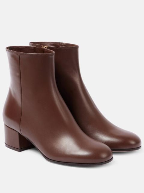 Gianvito Rossi Joelle leather ankle boots