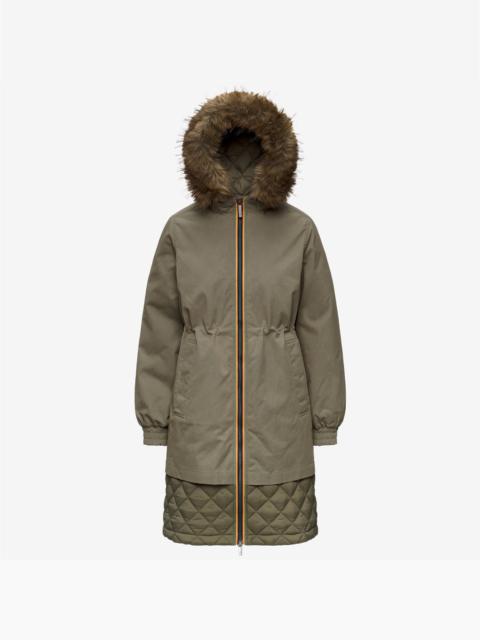 K-WAY Fosca Wax Cotton Nylon Jacket