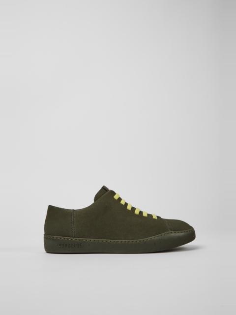 CAMPERLAB Green nubuck sneakers for men