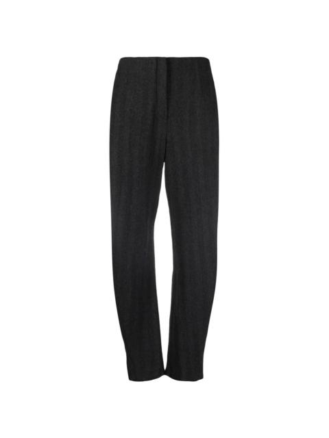 virgin wool knitted trousers