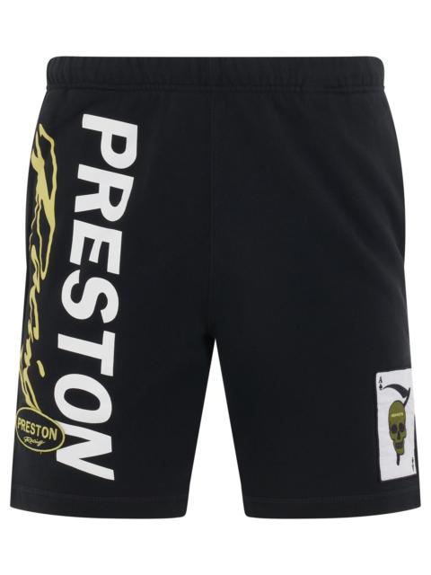 HERON PRESTON Preston Racing Sweatshorts in Black/White