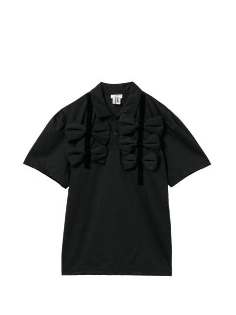 Noir Kei Ninomiya ruffled detail T-shirt