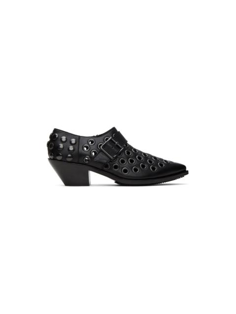 Junya Watanabe Black Steer Oiled Studded Heels