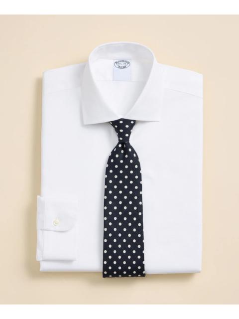 Brooks Brothers Stretch Supima® Cotton Non-Iron Royal Oxford English Spread Collar Dress Shirt