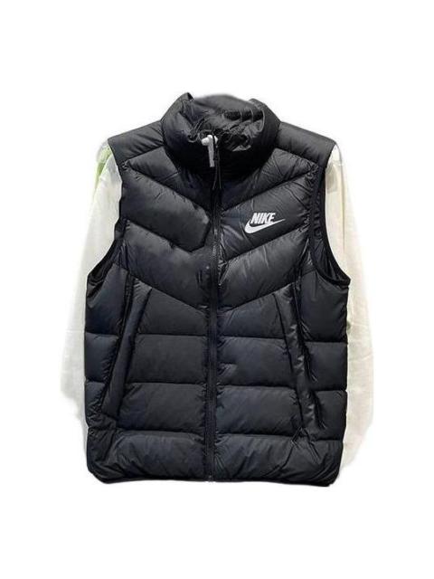 Nike Windproof Warm Stand Collar Down Vest 'Black' DV0757-010