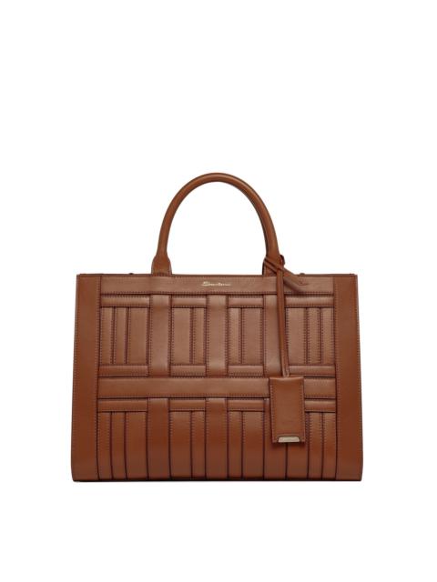 Santoni Brown leather Beyond handbag