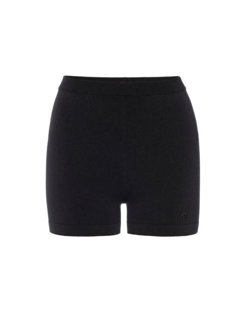 miaou SOFT BOOTY SHORT - BLACK