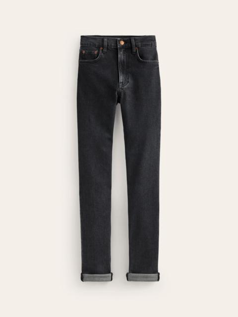 BODEN Girlfriend Jeans-Washed Black