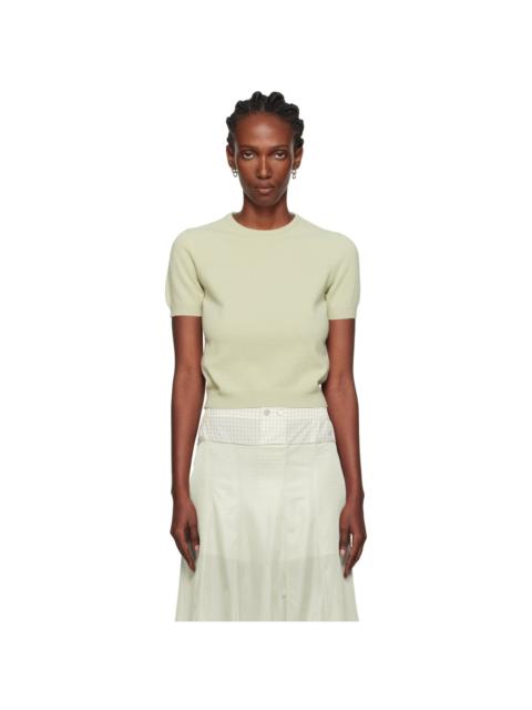 Maison Margiela Green Crewneck Sweater