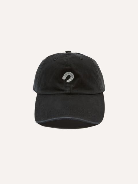 Drake's Black Horseshoe Cotton Twill Baseball Cap