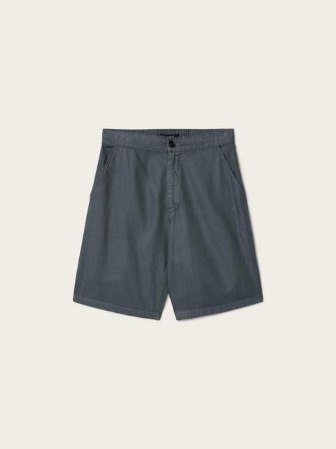 ALLSAINTS CORBETT RELAXED FIT LINEN BLEND SHORTS