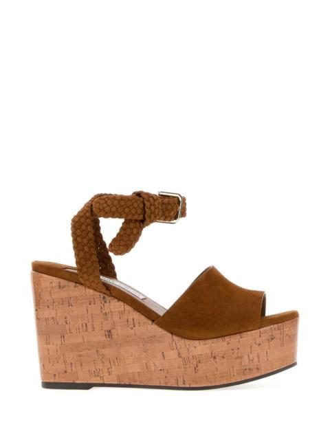JIMMY CHOO Jimmy Choo Jori Suede Platform Wedge Pumps