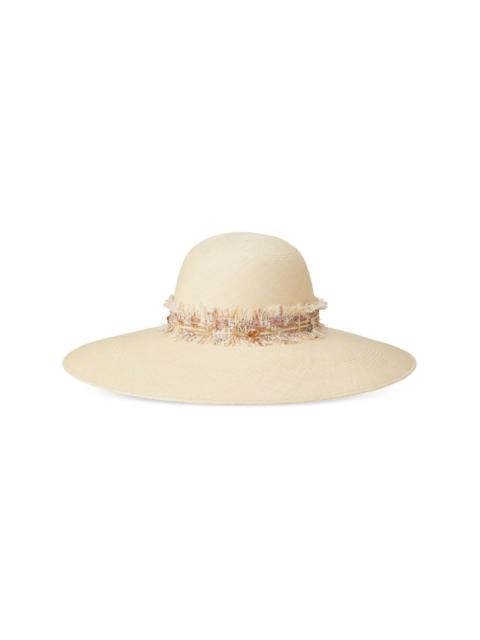 MAISON MICHEL Blanche capeline hat