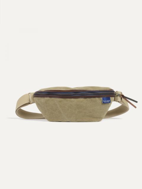 Bleu de Chauffe NEW BEAT BELT BAG - KHAKI US STONEWASHED