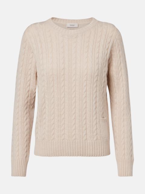 AGNONA Cable-knit cashmere sweater