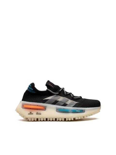 adidas NMD S1 "adidas NMD S1 Core Black Blue Orange" sneakers