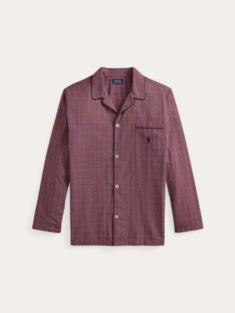 Polo Ralph Lauren Plaid Cotton Pajama Shirt