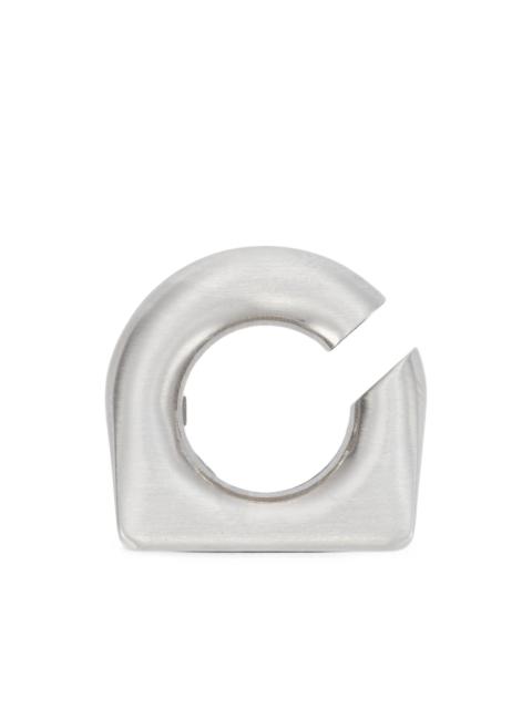 Rick Owens sculptural crystal-embellished ear cuff