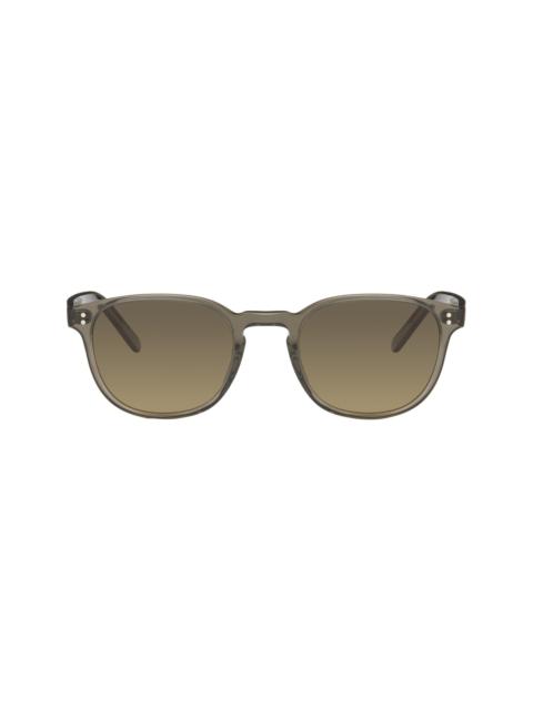 Oliver Peoples Gray Fairmont Sunglasses