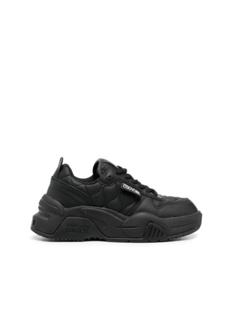 VERSACE JEANS COUTURE quilted chunky sneakers