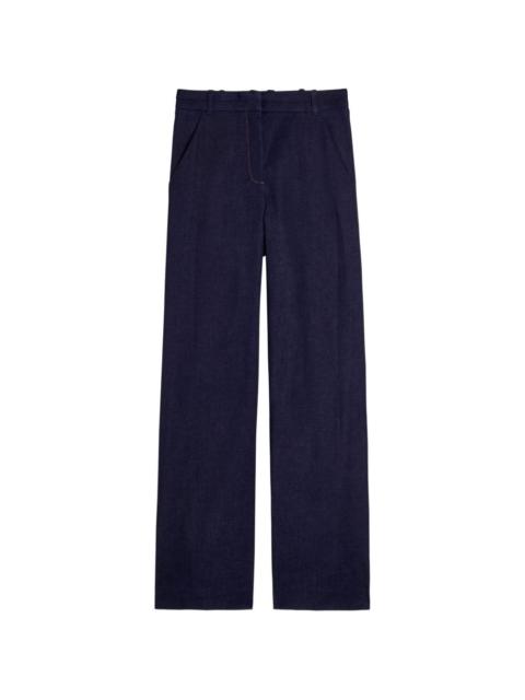 VERONICA BEARD Crue seam detail trousers