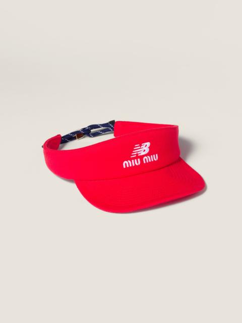 Miu Miu Denim visor