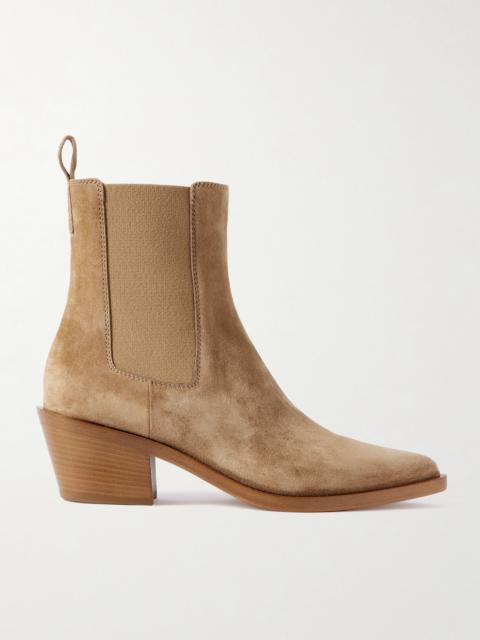 Gianvito Rossi Wylie 60 Suede Chelsea Boots