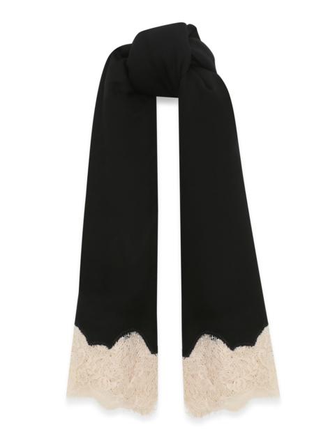 Zimmermann LACE WOOL SQUARE 140