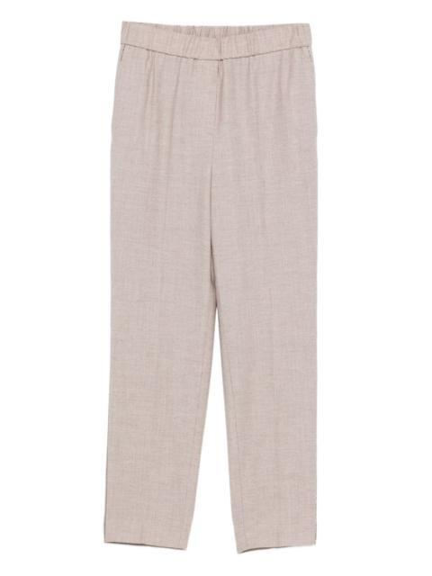 PESERICO elastic-waist trousers