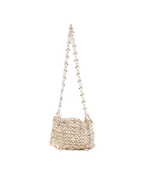 rabanne crystal embellished chain shoulder bag