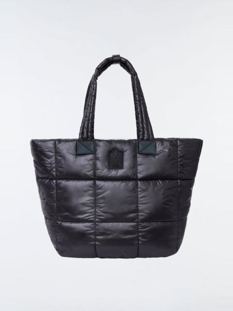MACKAGE ROX square quilt tote with shoulder handles