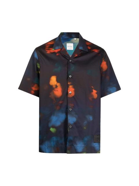 dyed effect cotton shirt