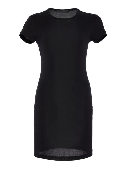 WARDROBE.NYC Cap Sleeve Dress Mini black