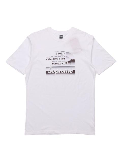 Supreme SS18 The North Face Metallic Logo White Tee SUP-SS18-675