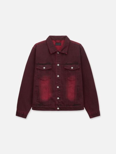 RTA ELMER DENIM JACKET | RED GRAIN