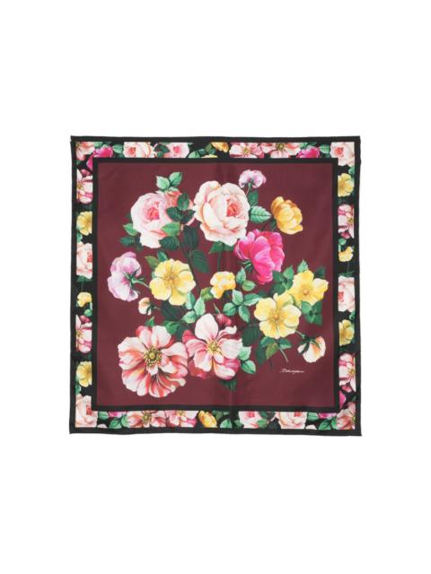 Dolce & Gabbana floral-print silk scarf