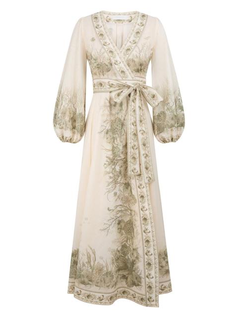 WANDERLUST WRAP MIDI DRESS