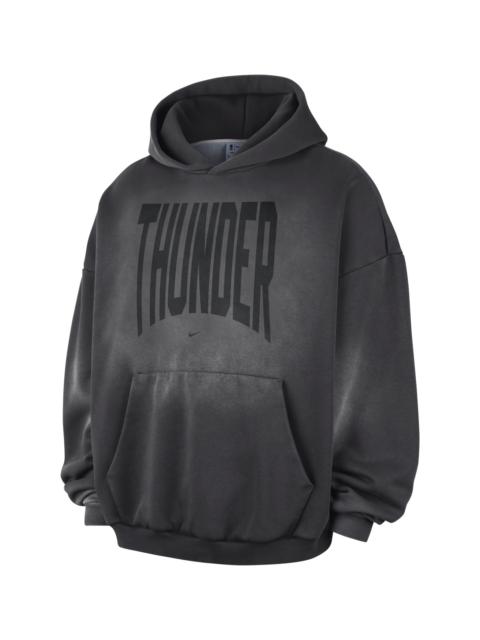 Nike Standard Issue Therma-FIT Fleece Basketball Pullover Hoodie "Oklahoma City Thunder" II6047 099