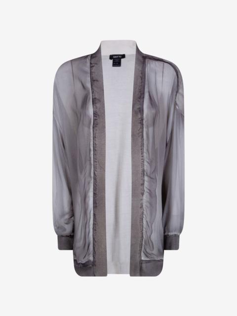 Avant Toi frayed-edge cardigan