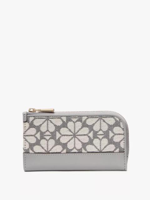 kate spade Devin Spade Flower Jacquard Bifold Wallet