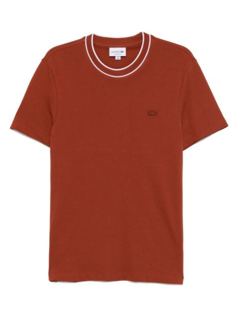 LACOSTE Stretch Piqué Stripe Collar t-shirt