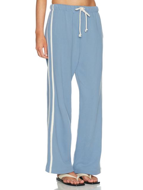 DONNI. The Eco Terry Stripe Crop Pant