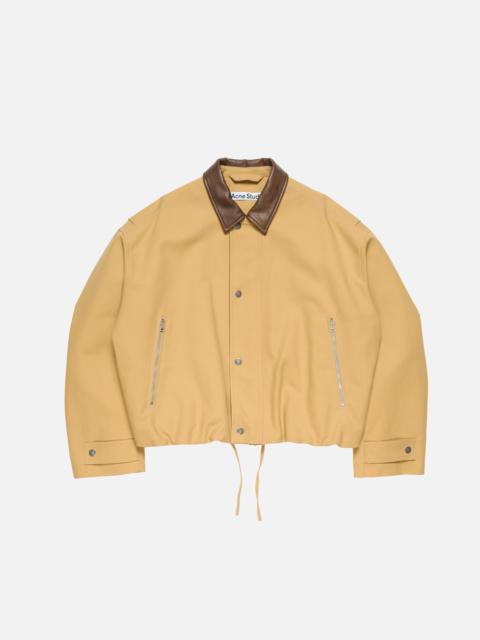 Acne Studios Twill bomber jacket - Sand beige