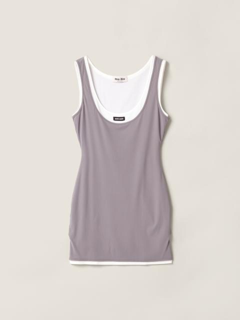 Miu Miu Stretch jersey mini-dress